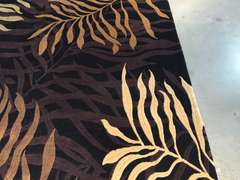 MODERN HAND KNOTTED CARVED WOOL RUG 5.7x8.5