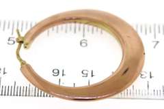 Nice Rose Gold Hoop Earrings