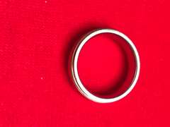 MENS 14K WHITE AND YELLOW GOLD BAND