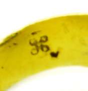 Designer Huge Green Amethyst Quartz Brass Ring, 7