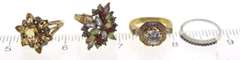 Big Group Lot of Sterling Silver Rings