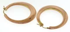 Nice Rose Gold Hoop Earrings