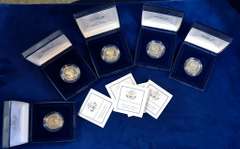 5 1999  PROOF SUSAN B. ANTHONY DOLLARS IN ORIGINAL BOX