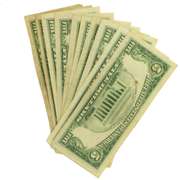 10 Clean  $5 Red Seal  US Notes