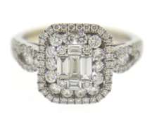 Dazzling 1 Carat Diamond Ring in 18K