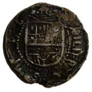 Phillip 111 1578-1621 4 Real  Shipwreck  Silver Cobb