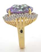 Dynamic Mystic Topaz & White Topaz Ring in Vermeil