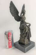 Beautiful Angel sits on Celestial Throne Bronze Sculpture