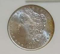 1884-O Morgan Dol NGC MS-64, near Gem