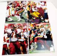 4 Washington Redskins Color Photos
