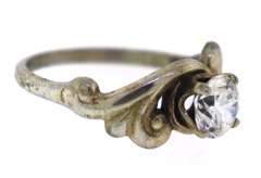 Sterling Silver Solitaire Ring