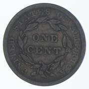 1839 Braided Hair Large Cent