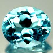 Fantastic 6.32ct oval cut Topaz center stone