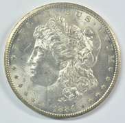 Very Choice BU 1884-CC Morgan Silver Dollar
