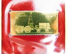 4 Locomotive 1987 1st Day Issues/22KT Gold Stamps