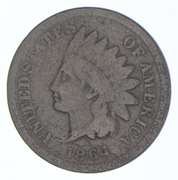 1864-L Indian Head Cent