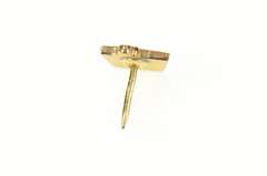 10K Yellow Gold K Blue Enamel Leaders Club 74 Lapel Pin/Brooch