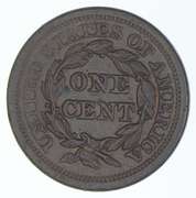 1855 Braided Hair Large Cent