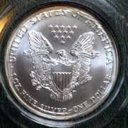 2002 Silver Eagle in Holder