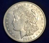 1921 Morgan Dollar UNC