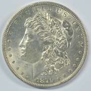 Choice BU 1879-P Morgan Silver Dollar. Flashy
