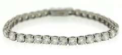 Fantasia by Deserio Cubic Zirconia Tennis Bracelet