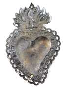 Vintage Ex Voto Sacred Heart