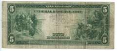 Series of 1914 Large Size $5 Federal Reserve Note (1-A)