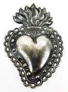Vintage Ex Voto Sacred Heart