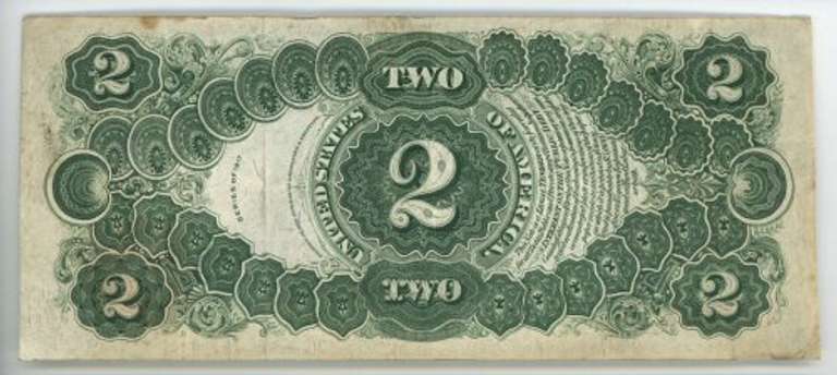 Nice AU 1917 Series Large Size $2 Legal Tender note