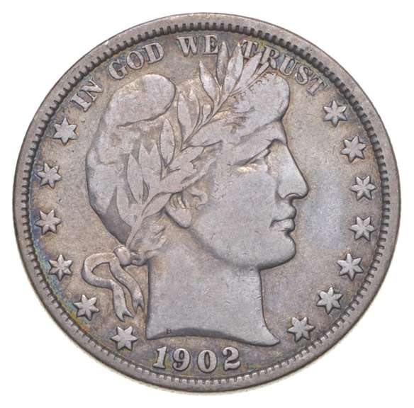 1902 Barber Half Dollar