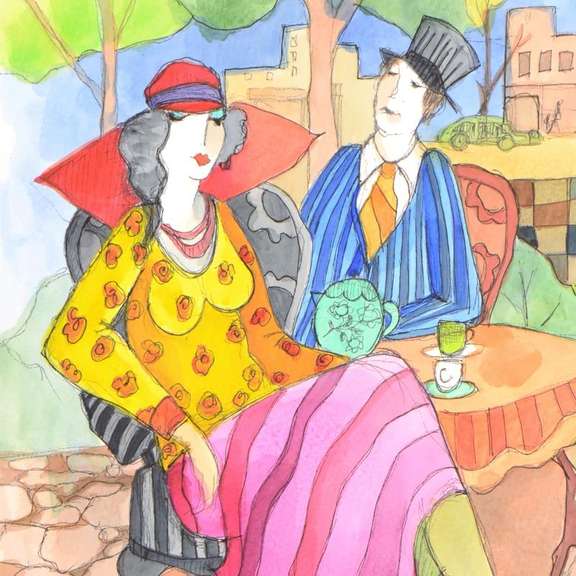 Untitled by Tarkay (1935-2012)