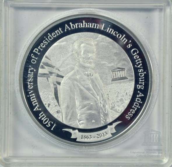 2 Gem PROOF 150th Anniv Lincoln's Gettysburg Address