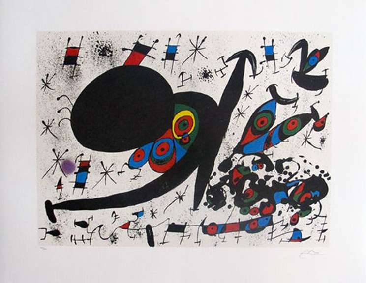 Joan Miro, Homage To Joan Prats
