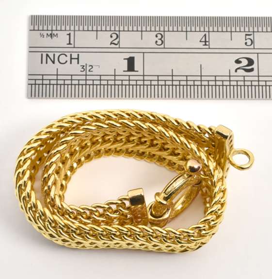 Snazzy Pair of Bracelets in Gilt Sterling Silver