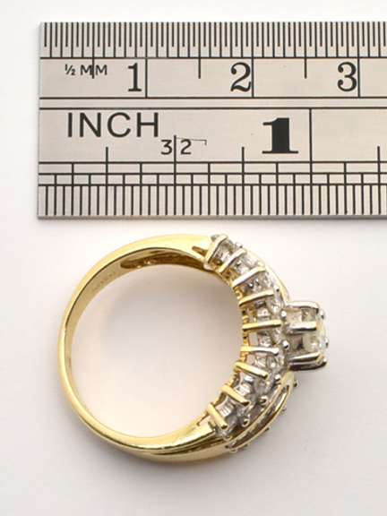 Sparkling 2 Ct. T.W. Engagement Ring