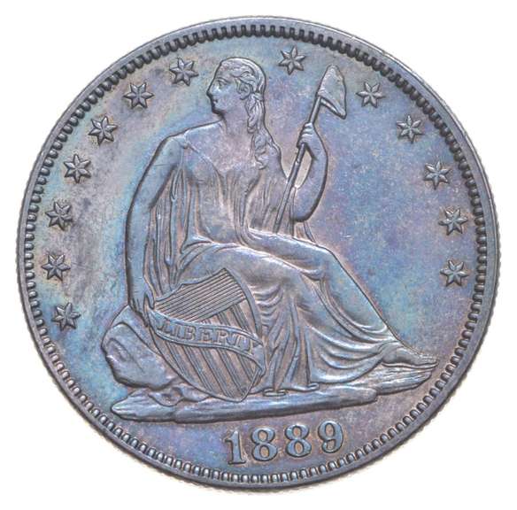 1889 Seated Liberty Half Dollar
