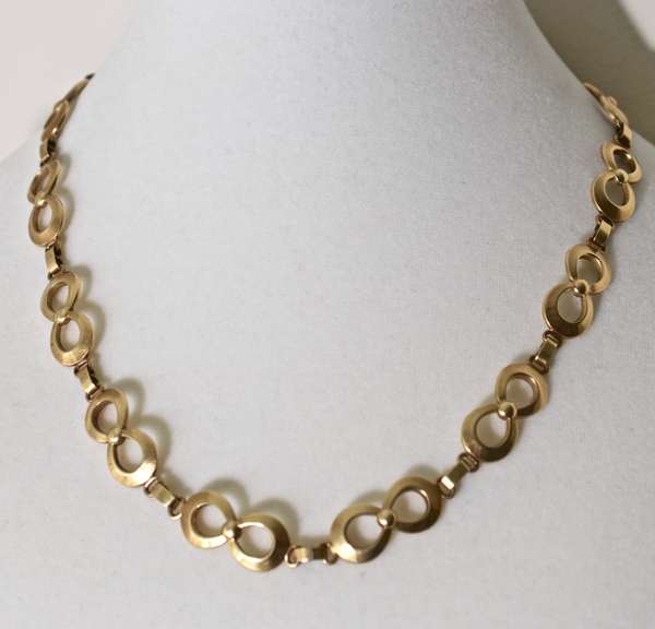 Wonderfully Heavy 14K  Fancy-Link Necklace