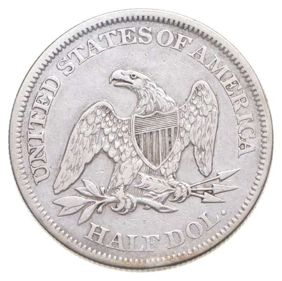 1861 Seated Liberty Half Dollar
