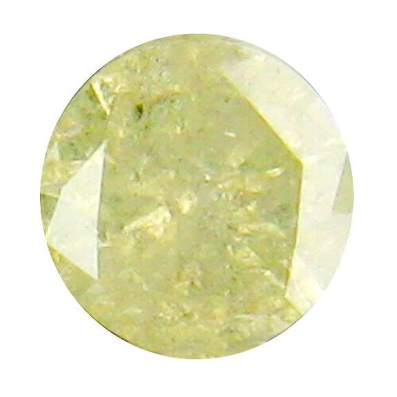 Fancy yellow .24ct unheated Diamond solitaire