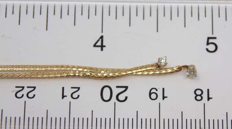 Favorite Bolo Style Necklace w Diamond Ends