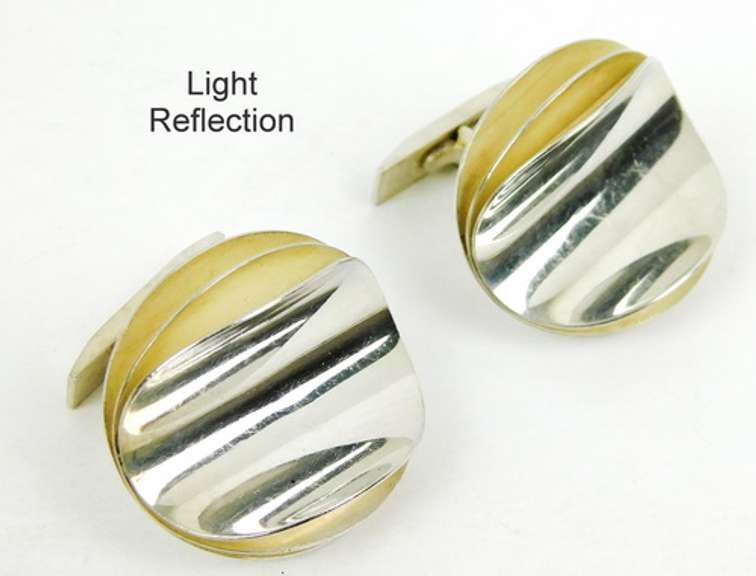 Moderne Sterling Norway Vintage Cuff Links