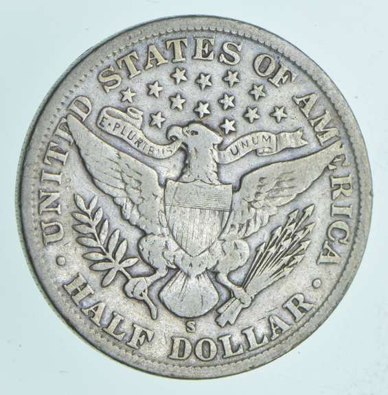 1906-S Barber Half Dollar