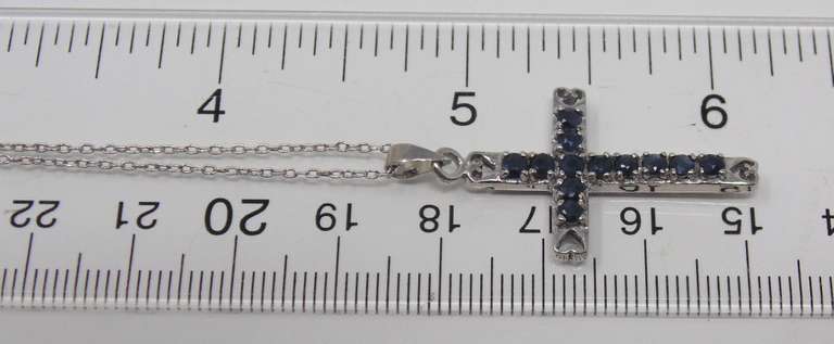 Sterling Silver Cross Pendant on Chain