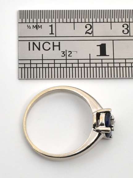 Neat Ring of Sapphires Ring