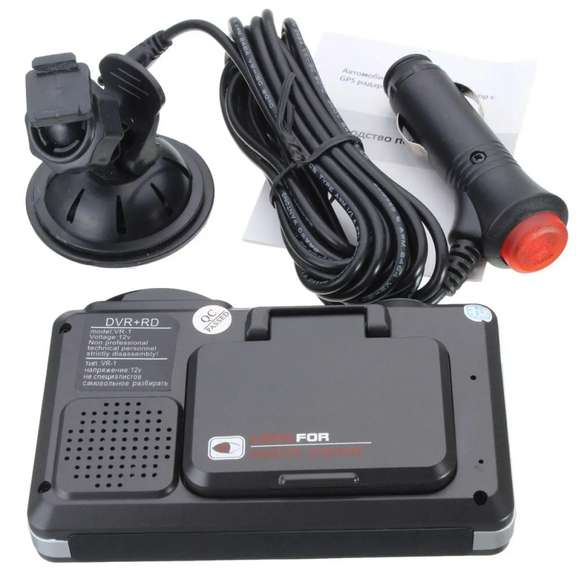 5MP Car DVR Recorder Radar Laser speed Detector