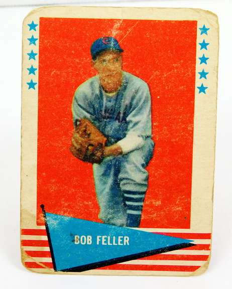 Bob Feller 1961 Fleer Baseball Card