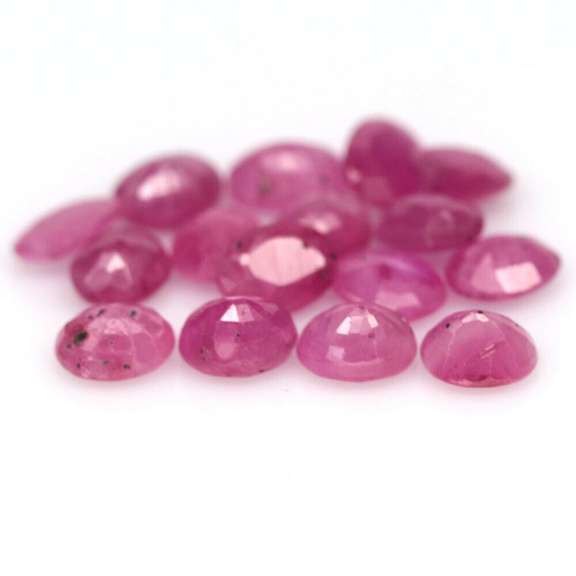 Simply gorgeous 6.23ct pink Burmese Ruby set