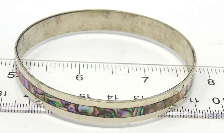 Vintage Sterling Silver Set of 2 Cuff Bracelets