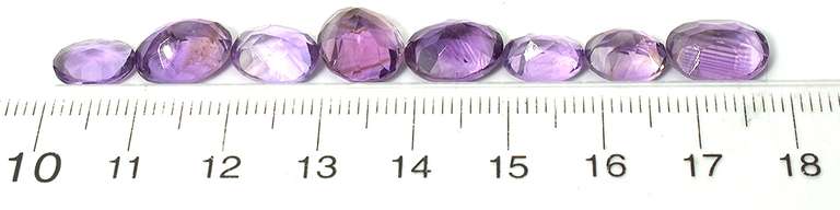 Amazing Collection of 8 Loose Amethysts, 19.95CTW
